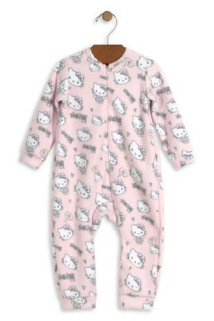 Menor preço em Macacão Hello Kitty Baby em Softt com Zíper Rosa