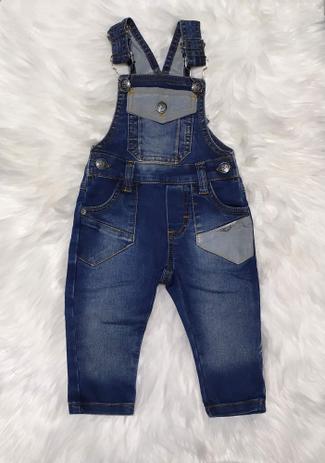 macacão jardineira infantil