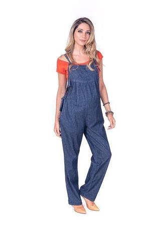 macacão para gestante jeans