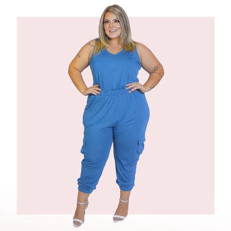 macaquinho feminino plus size