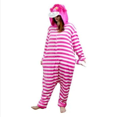 Macacão kigurumi - Cheshire / Gato Risonho / Gato da Alice - G - Flor De  Liz Presentes - Outros Moda e Acessórios - Magazine Luiza