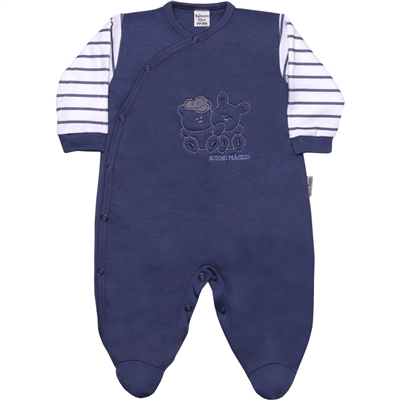 Macacão Longo Suedine Rabbit Azul 136170 - Sonho Mágico é boa?
