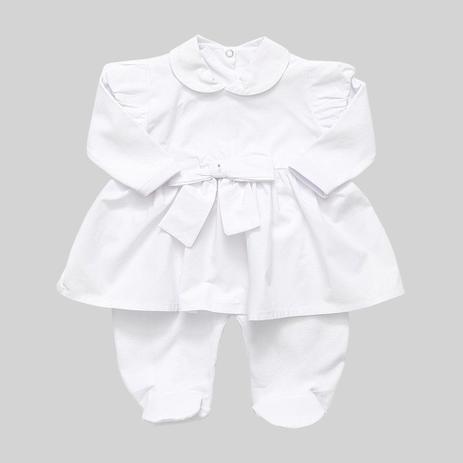 Macacão Manga Longa Liso Laço - Tieloy baby Menor preço em Macacão Manga Longa Liso Laço - Tieloy baby