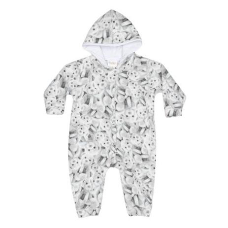 Macacão Manga Longa Soft Ursinhos Cinza e Preto com Capuz - Tieloy baby Menor preço em Macacão Manga Longa Soft Ursinhos Cinza e Preto com Capuz - Tieloy baby