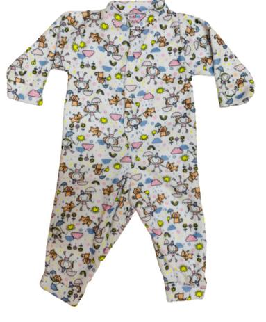 Macacão Pijama Básico em Soft com Botões sem Pé Menina na Chuva Rosa 1 ao 3 Luizinho Baby Menor preço em Macacão Pijama Básico em Soft com Botões sem Pé Menina na Chuva Rosa 1 ao 3 Luizinho Baby