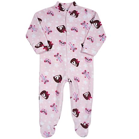 Macacão Pijama de Soft Menina - Tam 1 ao 3 - Tip top Menor preço em Macacão Pijama de Soft Menina - Tam 1 ao 3 - Tip top
