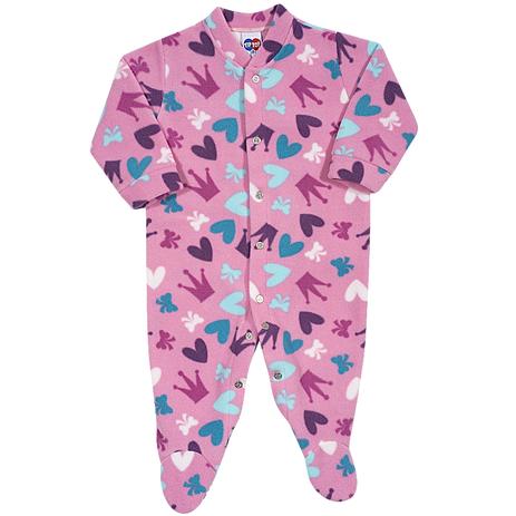Macacão Pijama Feminino de Soft Rosa - Tip top Menor preço em Macacão Pijama Feminino de Soft Rosa - Tip top