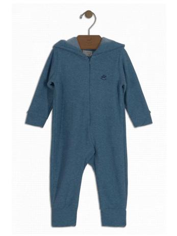 Macacão Up Baby em Plush Buckle Capuz Azul Menor preço em Macacão Up Baby em Plush Buckle Capuz Azul