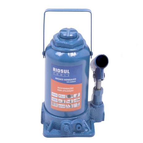 Macaco Hidráulico 10 TON Tipo Garrafa R070005 RIOSUL TOOLS Menor preço em Macaco Hidráulico 10 TON Tipo Garrafa R070005 RIOSUL TOOLS