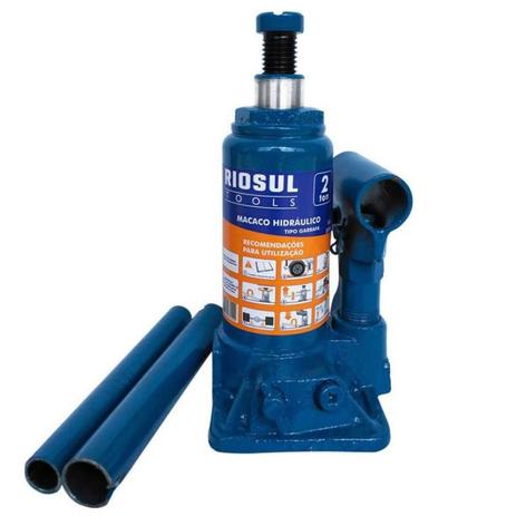 Macaco Hidráulico 2 TON Tipo Garrafa R070001 RIOSUL TOOLS Menor preço em Macaco Hidráulico 2 TON Tipo Garrafa R070001 RIOSUL TOOLS