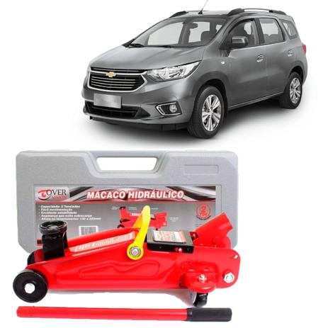 Macaco Hidraulico Jacare 2 toneladas Chevrolet Spin Tds - Overvision Menor preço em Macaco Hidraulico Jacare 2 toneladas Chevrolet Spin Tds - Overvision