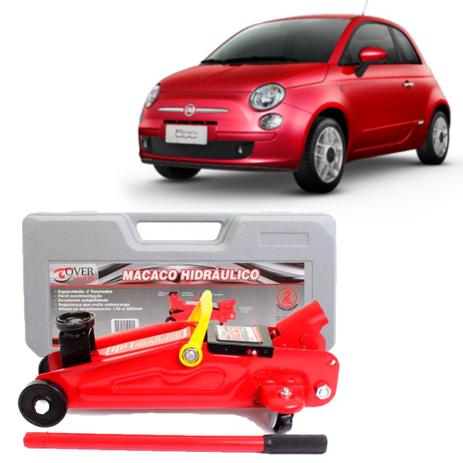 Macaco Hidraulico Jacare 2 toneladas Fiat 500 Tds - Overvision Menor preço em Macaco Hidraulico Jacare 2 toneladas Fiat 500 Tds - Overvision