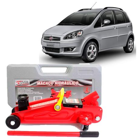 Macaco Hidraulico Jacare 2 toneladas Fiat Idea Tds - Overvision Menor preço em Macaco Hidraulico Jacare 2 toneladas Fiat Idea Tds - Overvision