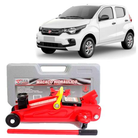 Macaco Hidraulico Jacare 2 toneladas Fiat Mobi Tds - Overvision Menor preço em Macaco Hidraulico Jacare 2 toneladas Fiat Mobi Tds - Overvision
