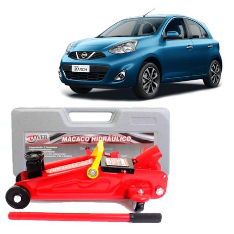 Macaco Hidraulico Jacare 2 toneladas Nissan March Tds - Overvision é boa?
