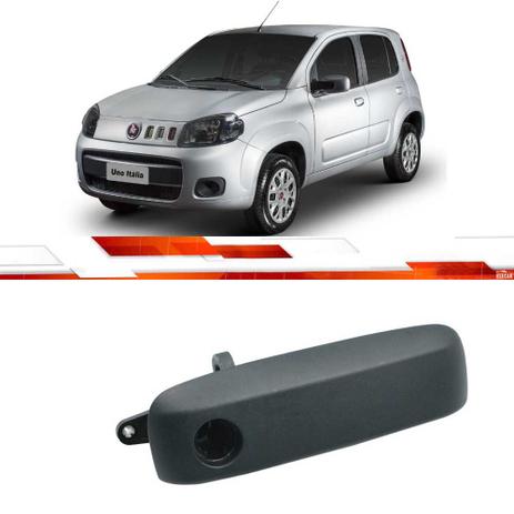 MAÇANETA EXTERNA DIANTEIRA LD UNO FIORINO 2014 EM DIANTE COM FURO, SEM CHAVE, COR PRETA Forne - Universal automotive Menor preço em MAÇANETA EXTERNA DIANTEIRA LD UNO FIORINO 2014 EM DIANTE COM FURO, SEM CHAVE, COR PRETA Forne - Universal automotive