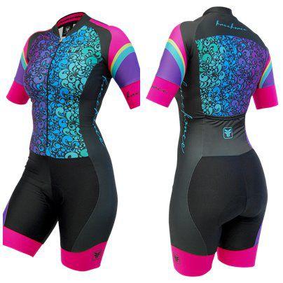 Macaquinho ciclismo feminino infinity preto - free force Menor preço em Macaquinho ciclismo feminino infinity preto - free force