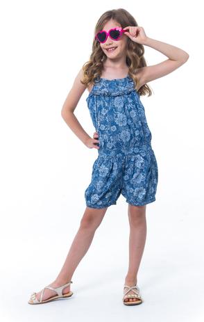 Macaquinho Infantil Jeans Escuro - Tamanho 2 - Casa de bonecas Menor preço em Macaquinho Infantil Jeans Escuro - Tamanho 2 - Casa de bonecas