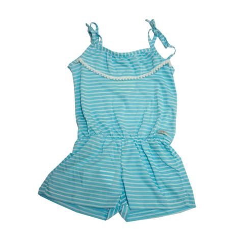 Macaquinho Infantil Menina Azul - Ralakids Menor preço em Macaquinho Infantil Menina Azul - Ralakids