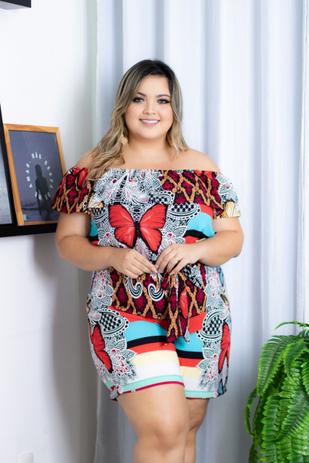 Macaquinho Plus Size Ciganinha Ombro a Ombro Lindo Moda Roupas Femininas - Bellucy modas Menor preço em Macaquinho Plus Size Ciganinha Ombro a Ombro Lindo Moda Roupas Femininas - Bellucy modas