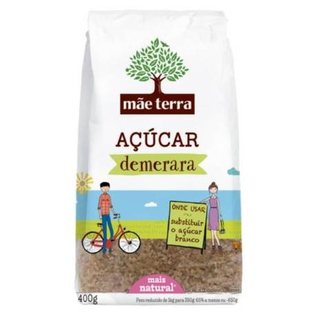 Mãe Terra Açúcar Demerara 400g Menor preço em Mãe Terra Açúcar Demerara 400g