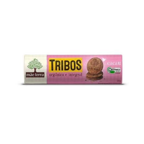 Mãe Terra Tribos Biscoito Orgânico Cacau 130g Menor preço em Mãe Terra Tribos Biscoito Orgânico Cacau 130g