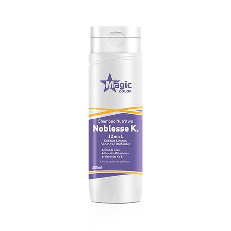 Magic Color - Shampoo Nutritivo Noblesse K 300ml Menor preço em Magic Color - Shampoo Nutritivo Noblesse K 300ml