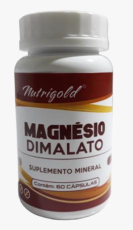 Magnesio Dimalato 6 x 60 Cápsulas Sem Gluten Sem Lactose Nutrigold - N.g. nutraceuticos Menor preço em Magnesio Dimalato 6 x 60 Cápsulas Sem Gluten Sem Lactose Nutrigold - N.g. nutraceuticos