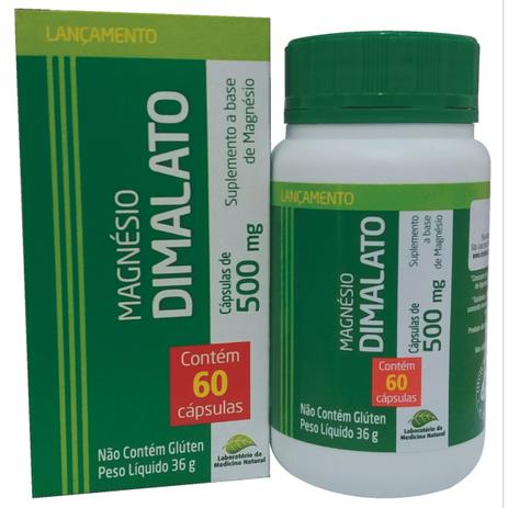 Menor preço em Magnésio Dimalato 60 cápsulas de 500mg - Medinal