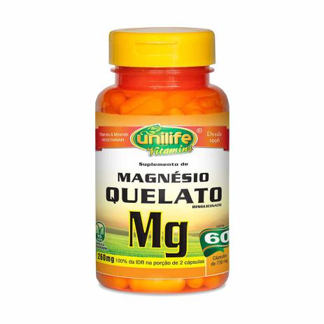 Magnésio Quelato - Unilife - 60 Cápsulas de 730mg é ruim? Magnésio Quelato - Unilife - 60 Cápsulas de 730mg é boa?