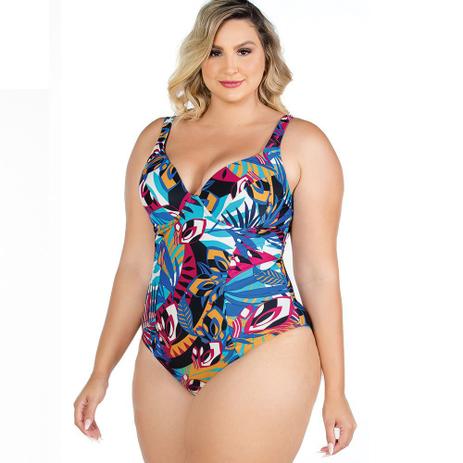 maiô estampado zero barriga banho de mar