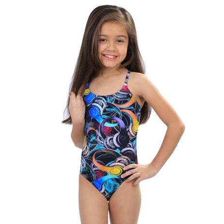 Maiô infantil com alcas finas e recorte oval american hits fabiola molina Menor preço em Maiô infantil com alcas finas e recorte oval american hits fabiola molina
