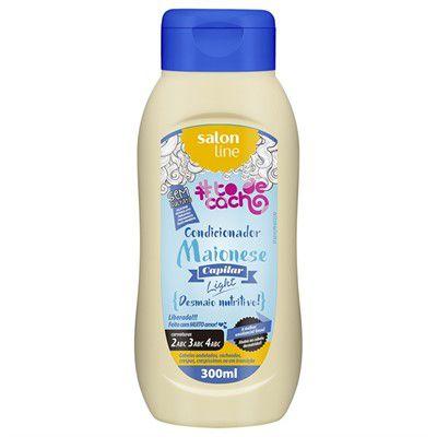 Maionese Condicionador Capilar Light Desmaio Nutritivo 300ml Salon line Menor preço em Maionese Condicionador Capilar Light Desmaio Nutritivo 300ml Salon line