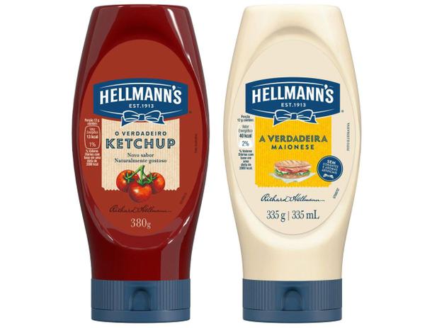 Maionese Tradicional – Hellmanns + Ketchup Tradicional Hellmanns