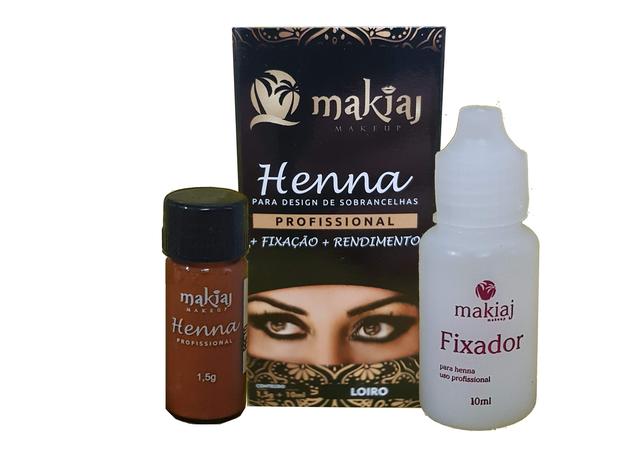 Makiaj Kit Henna Design Sobrancelha Profissional 1.5g e 10ml Fixador Todas Cores Renna Henaa Menor preço em Makiaj Kit Henna Design Sobrancelha Profissional 1.5g e 10ml Fixador Todas Cores Renna Henaa