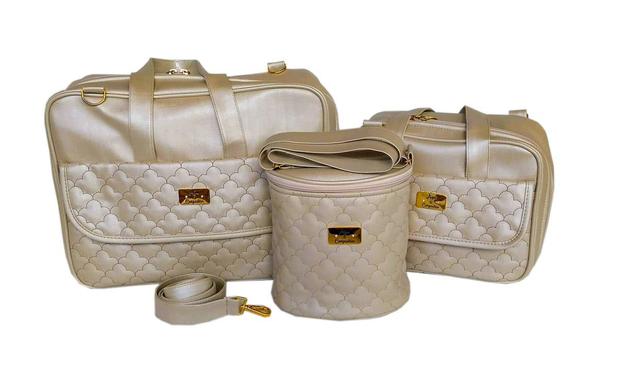 Mala Bolsa Maternidade Linho Nuvem - Arte e companhia é boa?