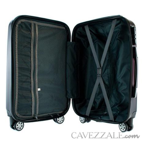 Mala de Bordo Cavezzale em ABS Capri Preto 101716 Menor preço em Mala de Bordo Cavezzale em ABS Capri Preto 101716