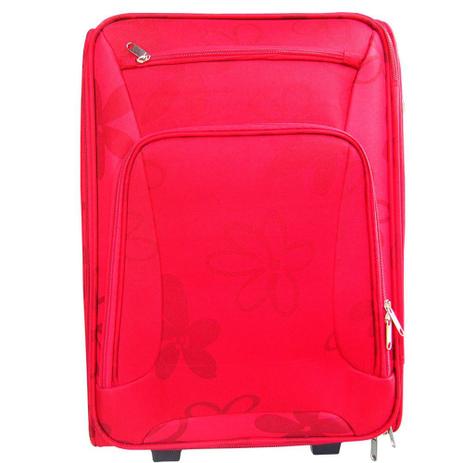 Mala de viagem pequena Lamas Vermelha com rodinhas - Mochilas é boa?