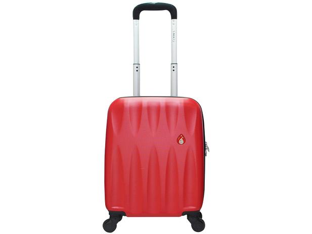 Mala de Viagem Yins Pequena 30kg Rígida - com Giro 360 YS21015V Vermelho