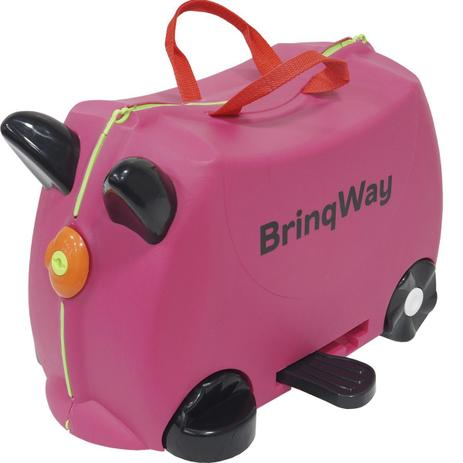 Mala Infantil Vira Carrinho Rodinha Com Puxador Viagem Escolar 2 Em 1 Brinqway BW-070 é boa?