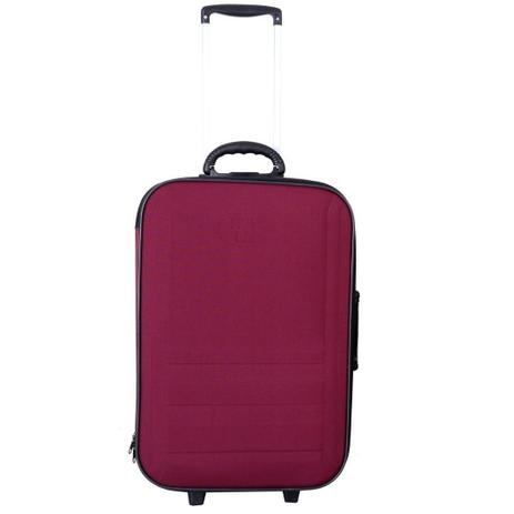Mala Viagem de Bordo Pequena Paiva Vinho 2 Rodinhas 52 x 35 x 25 cm - Paiva bag Menor preço em Mala Viagem de Bordo Pequena Paiva Vinho 2 Rodinhas 52 x 35 x 25 cm - Paiva bag