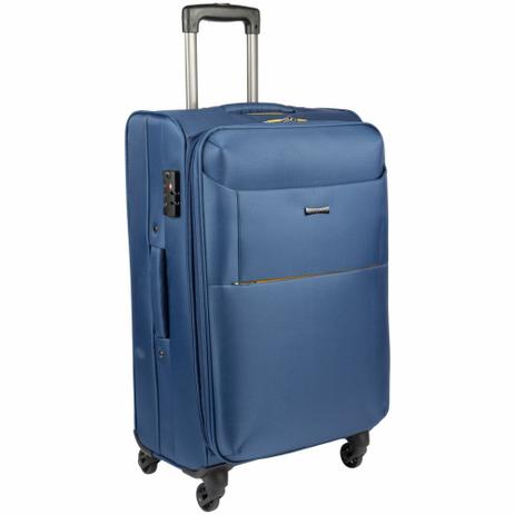 Mala Viagem Média Azul TSA c/Carrinho 360 Fusion Sestini Menor preço em Mala Viagem Média Azul TSA c/Carrinho 360 Fusion Sestini