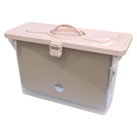 Maleta Arquivo Empilhável Dello C/ 6 Pastas Suspensas Kraft Rosa Claro 0332-W Menor preço em Maleta Arquivo Empilhável Dello C/ 6 Pastas Suspensas Kraft Rosa Claro 0332-W