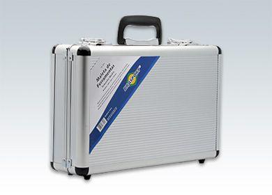 Maleta de aluminio para ferramentas executiva media 425x280x120mm com divorias moveis - Brasfort Menor preço em Maleta de aluminio para ferramentas executiva media 425x280x120mm com divorias moveis - Brasfort