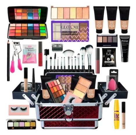 Maleta de Maquiagem Profissional Completa Luisance BZ17 - Bazar Na Web