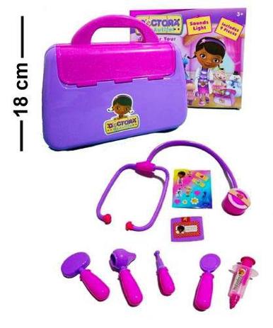 Maleta Doutora Brinquedos 9 Peças Som Luz - Drtoys Menor preço em Maleta Doutora Brinquedos 9 Peças Som Luz - Drtoys