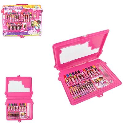 Maleta escolar glam girls com canetinha+giz de cera e acessorios 44 pecas wellesc - Wellmix Menor preço em Maleta escolar glam girls com canetinha+giz de cera e acessorios 44 pecas wellesc - Wellmix