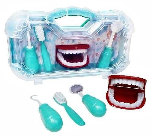 Maleta Kit Dentista Infantil Brinquedo 4 Peças - Paki toys Menor preço em Maleta Kit Dentista Infantil Brinquedo 4 Peças - Paki toys