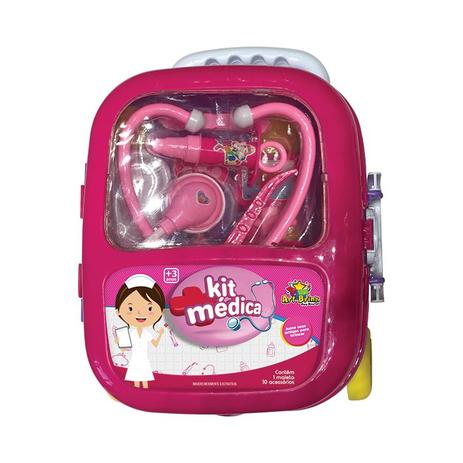 Maleta Médica Girl Infantil com Acessório Kit Médica Menina - Art brink é boa?