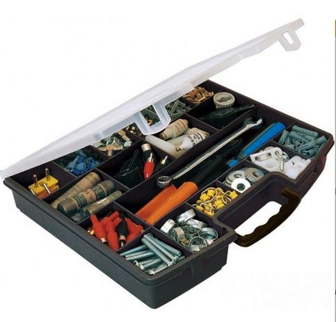 Maleta Plástica Caixa Pescaria com Divisória Multiuso 36x29x6 Cm São Bernardo Menor preço em Maleta Plástica Caixa Pescaria com Divisória Multiuso 36x29x6 Cm São Bernardo